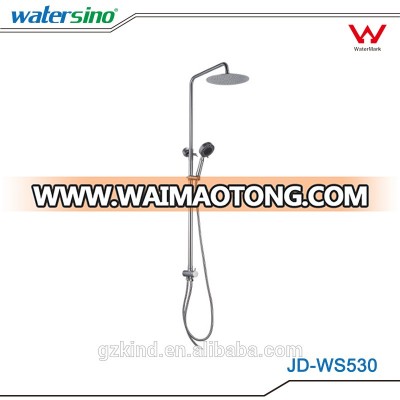 JD-WS530 Round BRASS chrome plated durable 7 years warranty rain bath shower set