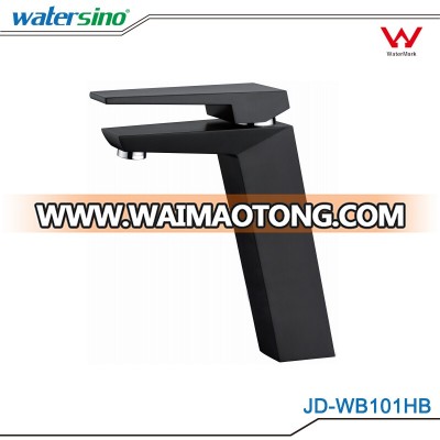 Watermark Sigle hole Matt Black Australian Tall Basin Mixer