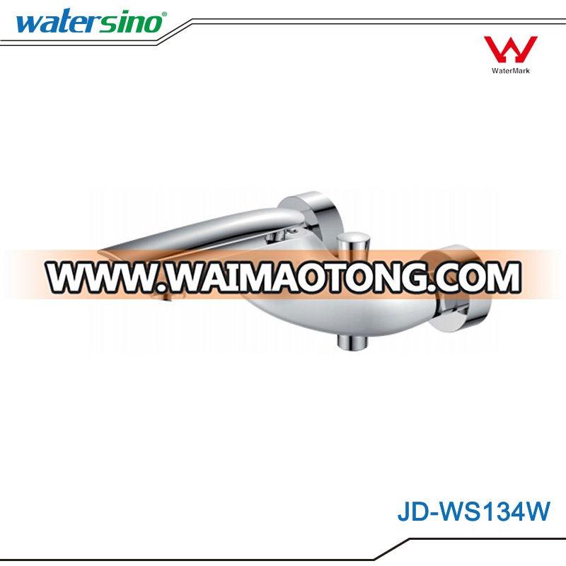 Watermark approval wall mounted white brass shower mixer