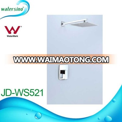 Watermark hidden single function brass shower head faucet tap